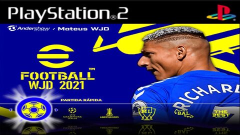 PES 2021 PS2 BRASILEIRÃO ATUALIZADO AGOSTO EDITOR WJD