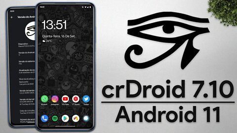 crDroid ROM v7.10 | Android 11 | EXCELENTE EM PERFORMANCE E MEMÓRIA RAM!