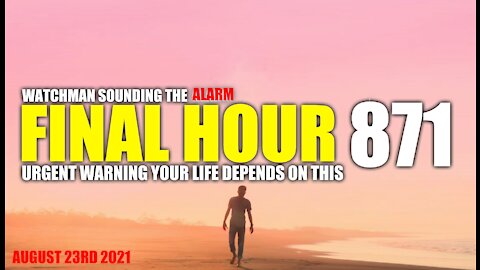 FINAL HOUR 871 - URGENT WARNING YOUR LIFE DEPENDS ON THIS - WATCHMAN SOUNDING THE ALARM