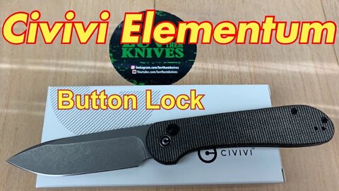 Civivi Elementum Button Lock / Includes Disassembly / it got bigger and waaayy more fun !!!