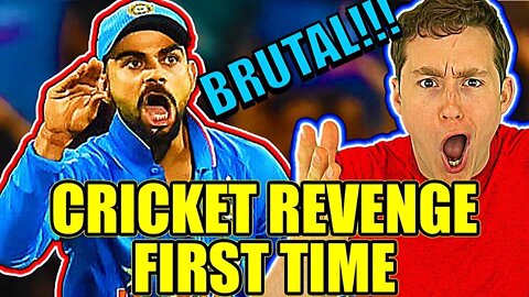 AMERICAN REACTS TO BEST REVENGE MOMENTS IN CRICKET (actions vs words...)