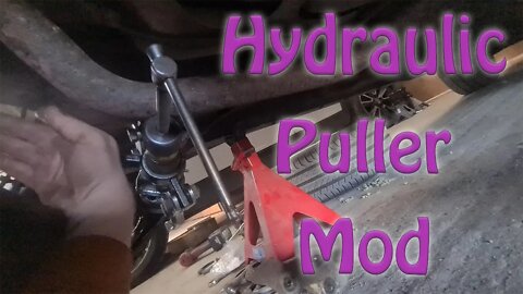 Modifying a handheld 10ton hydraulic puller