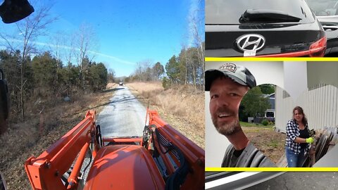 Hyundai Sante Fe VS. Kioti tractor? Which is safer?