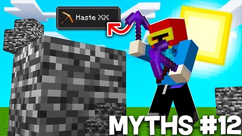 BUSTING 15 Minecraft MYTHS IN 15 MINUTES