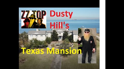 Dusty Hill of ZZTOP San Leon Texas Abandoned Mansion Filmed in 4K