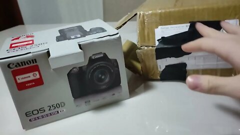 Importei uma Câmera Canon do Aliexpress! Fui taxado? DLSR EOS 250D