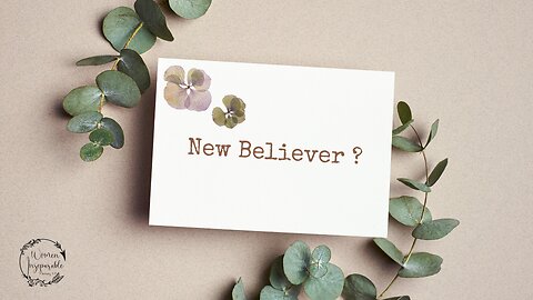 New Believers - How Can God Be Three in One?