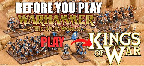 Play kings of war before warhammer the old world