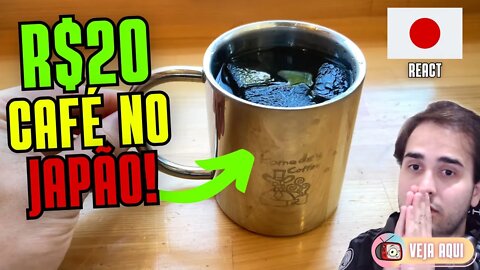 CAFÉ A R$20 NO JAPÃO! Reagindo a PREÇOS E MENU de uma CAFETERIA JAPONESA | Veja Aqui Reacts