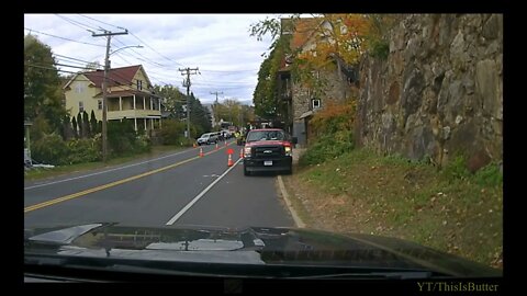 Naugatuck police release new video from when officer was struck in a construction zone