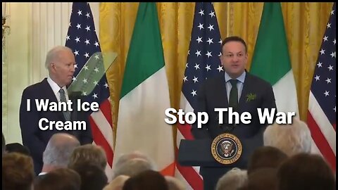 Irish PM Chews Out & Calls For Cease Fire During Remarks With Biden