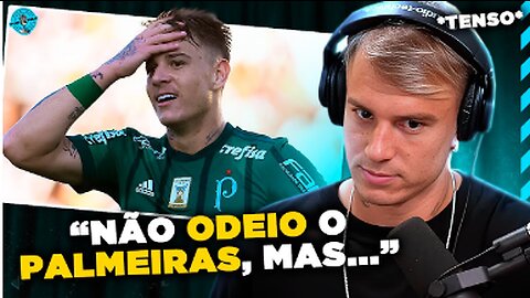 Roger guedes RELATA que SOFREU MUITO no PALMEIRAS