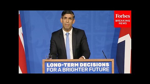 WATCH: UK PM Rishi Sunak Announces Changes To Nation's Climate Goals