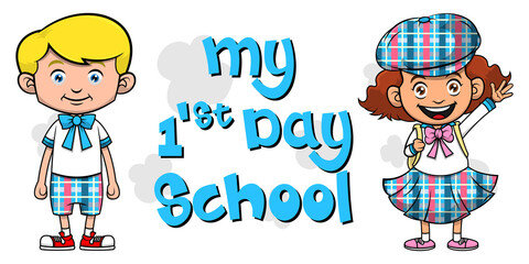 Part-5 || Our First Day In School_Learning English Class-3.