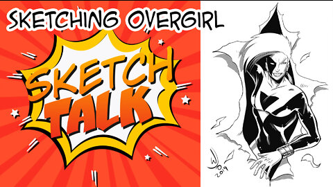 Overdrive presentation and Overgirl's sketch