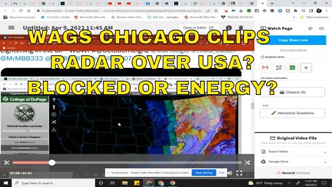 Update Energy or Blocked USA Radar - 7,000 MPH it traveled?: Apr 9, 2022 11:58 AM