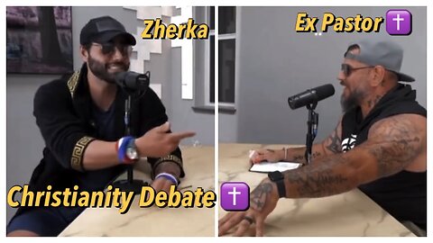 Zherka Debates Ex Pastor on Christianity ✝️ @JonZherka