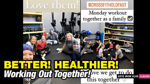 Better Together! Love It When We Workout Together! | KetoMom Vlog