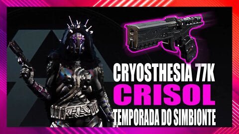 Destiny 2: Temporada do Simbionte | Pistola - Criostesia 77 (Pistol - Cryosthesia 77k)