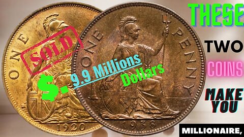 Discover the Shocking Value of 2 Ultra Rare UK One Penny Coins