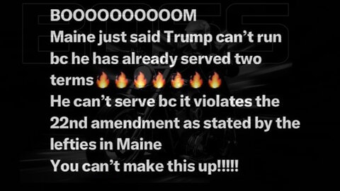 Wait What? Trump Taken Off Ballot for The 22nd Amendment?