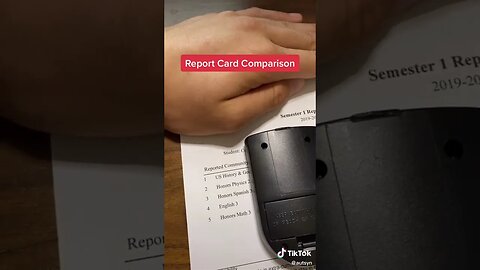 Report Card Comparison tiktok autsyn