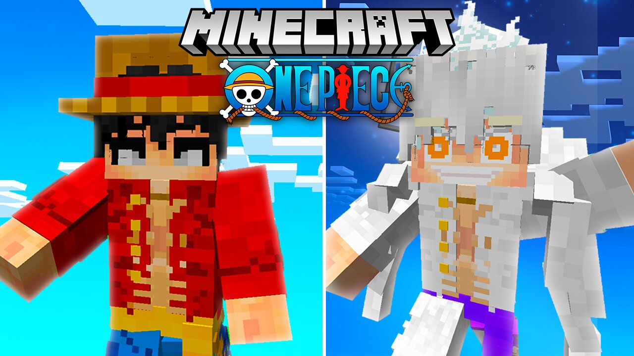 GEAR 5 LUFFY In MINECRAFT ONE PIECE MOD!