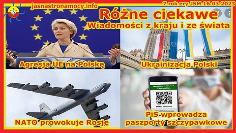 Różne ciekawe wiadomości z Kraju i ze Świata Agresja UE na Polskę Ukrainizacja Polski