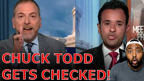 Vivek Ramaswamy CHECKS Chuck Todd Race Baiting Over Jacksonville Mass Shooting & Manifesto Hypocrisy