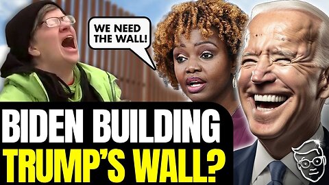 OPEN BORDERS BIDEN FORCED TO BUILD TRUMP'S WALL | TOTAL HUMILIATION 🚨