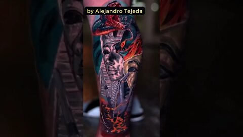 Stunning work by Alejandro Tejeda #shorts #tattoos #inked #youtubeshorts