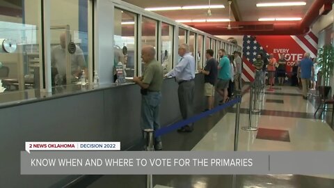 Know when and where to vote for the Oklahoma primaries