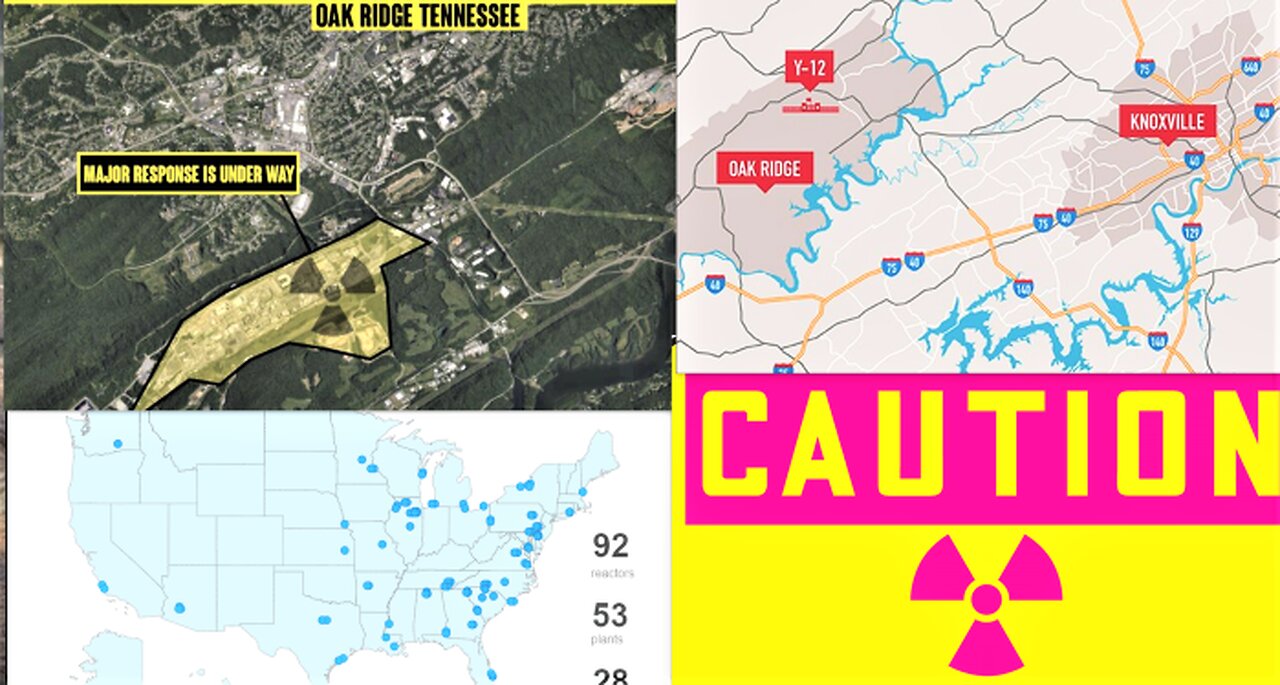Oak Ridge Explosion ALERT-MAJOR RESPONSE UNDERWAY AS URANIUM FIRE CONFIRMED OAK RIDGE ...