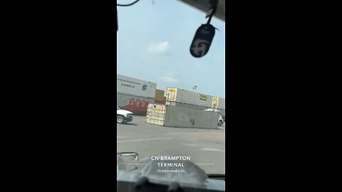 Trailer Rollover In Brampton CN Yard