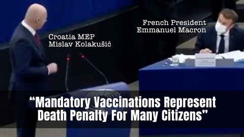 “Mandatory Vaccinations Represent Death Penalty For Many Citizens”