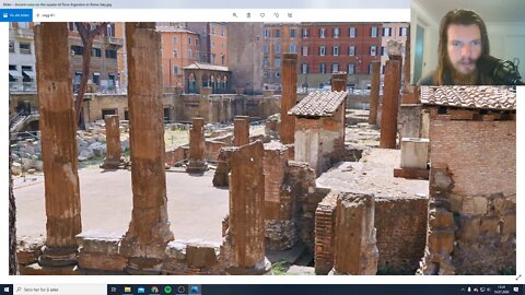 South America, ruins and melted buildings