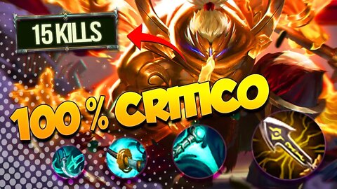 JAX 100% CRÍTICO! YONE E YASUO M0RRIAM COM 2 HITS - PEGUEI QUASE TODAS AS KILLS DA PARTIDA