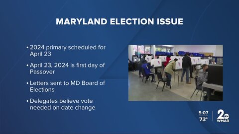 2024 Primary Election date falls on Passover, Baltimore leaders ask MGA to move date