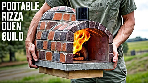 DIY Portable Wood Fire Pizza Oven Build