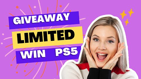 BE THE FIRST TO WIN A PS5 Free!