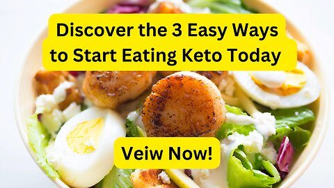 3 Easy Ways to Start Eating Keto Today