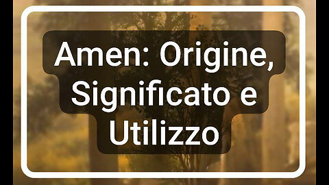 Amen: Significato, Origine e Utilizzo