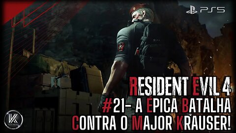 Gameplay Resident Evil 4 Remake - A Épica Batalha Contra o Major Krauser!