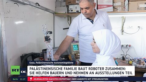 Palästinensische Familie baut Roboter zusammen: Sie helfen Bauern und nehmen an Ausstellungen teil