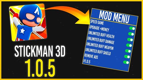 🔥 COMO BAIXAR STICKMAN 3D 1.0.5 - MOD MENU - ANDROID - APK MOD 🔥