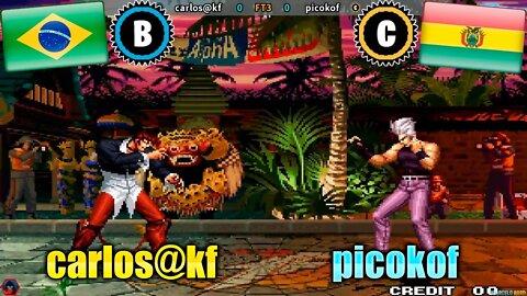 The King of Fighters '97 (carlos@kf Vs. picokof) [Brazil Vs. Bolivia]