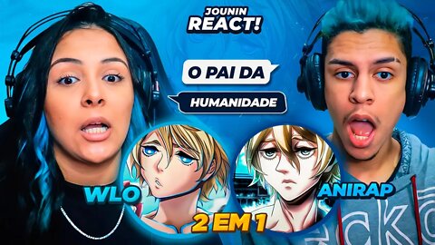 2 EM 1 - WLO & ANIRAP | Rap do Adão - Pai da Humanidade (Shuumatsu no Valkyrie) | [React Rap Nerd] 🔥