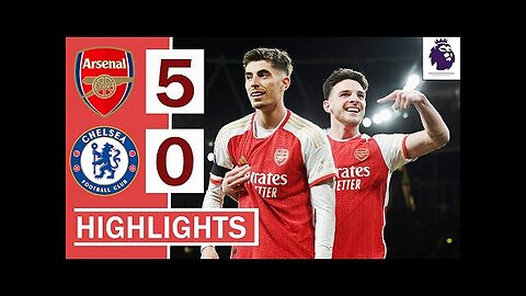 A FIVE-STAR DISPLAY 🤩 | HIGHLIGHTS | Arsenal vs Chelsea (5-0) | Trossard, White (2), Havertz (2)