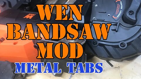 WEN Portable Bandsaw Bracket - More Progress on the Bandsaw