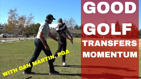 LEARNING TO TRANSFER MOMENTUM LIKE THIS IS THE REAL SECRET TO GOLF | DAN MARTIN ON BE BETTER GOLF